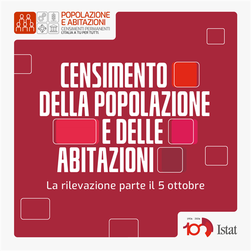 Censimento della Popolazione 2026: al via dal 05 ottobre