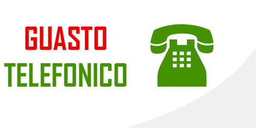 Avviso guasto telefonico